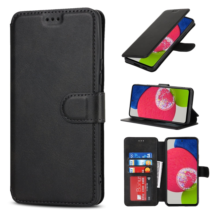 For Samsung Galaxy A53 5G Shockproof PU + TPU Leather Phone Case