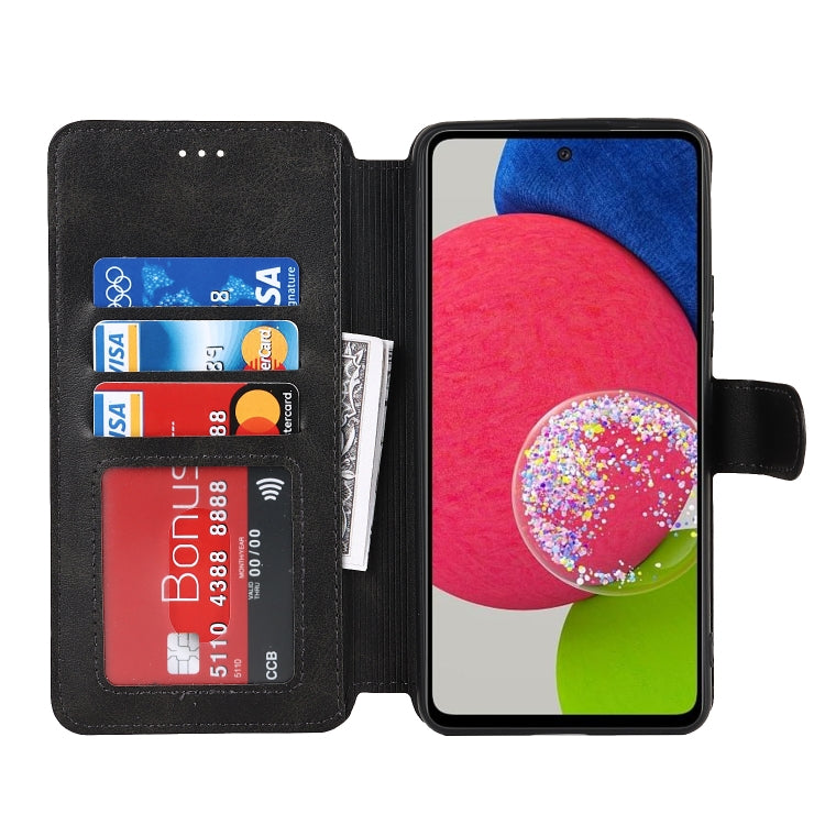 For Samsung Galaxy A53 5G Shockproof PU + TPU Leather Phone Case