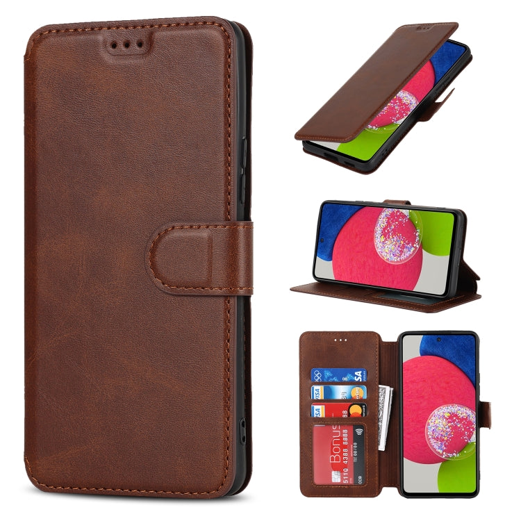 For Samsung Galaxy A53 5G Shockproof PU + TPU Leather Phone Case