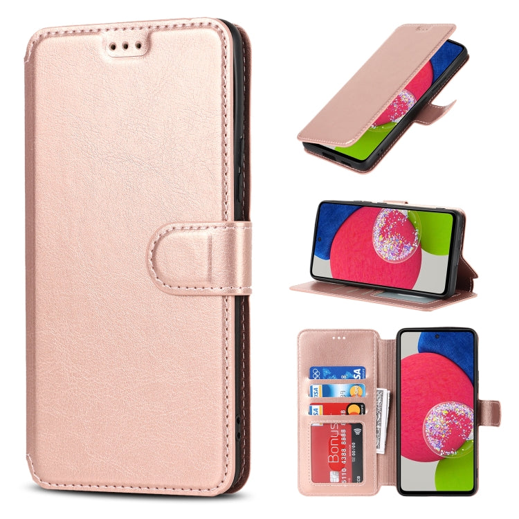 For Samsung Galaxy A53 5G Shockproof PU + TPU Leather Phone Case