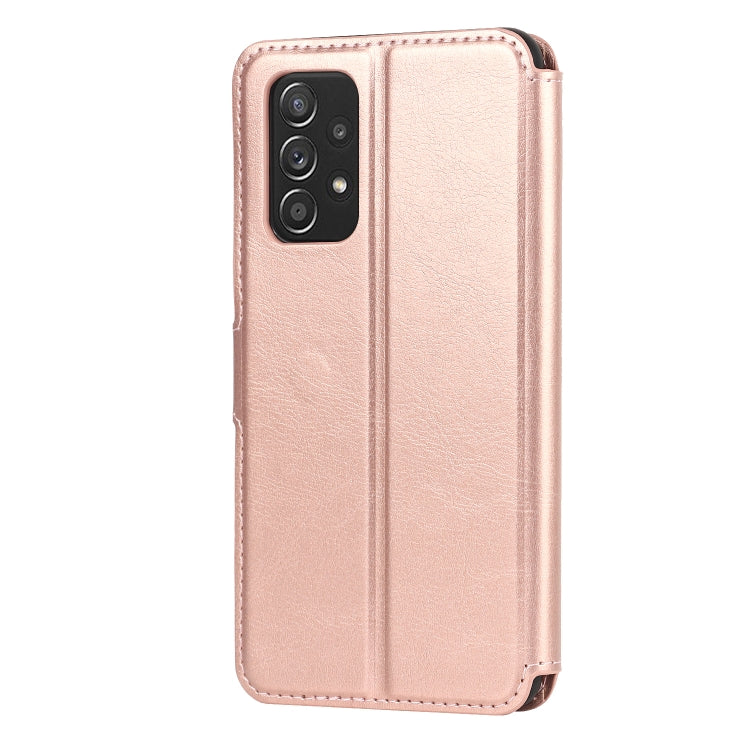 For Samsung Galaxy A53 5G Shockproof PU + TPU Leather Phone Case