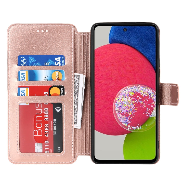 For Samsung Galaxy A53 5G Shockproof PU + TPU Leather Phone Case