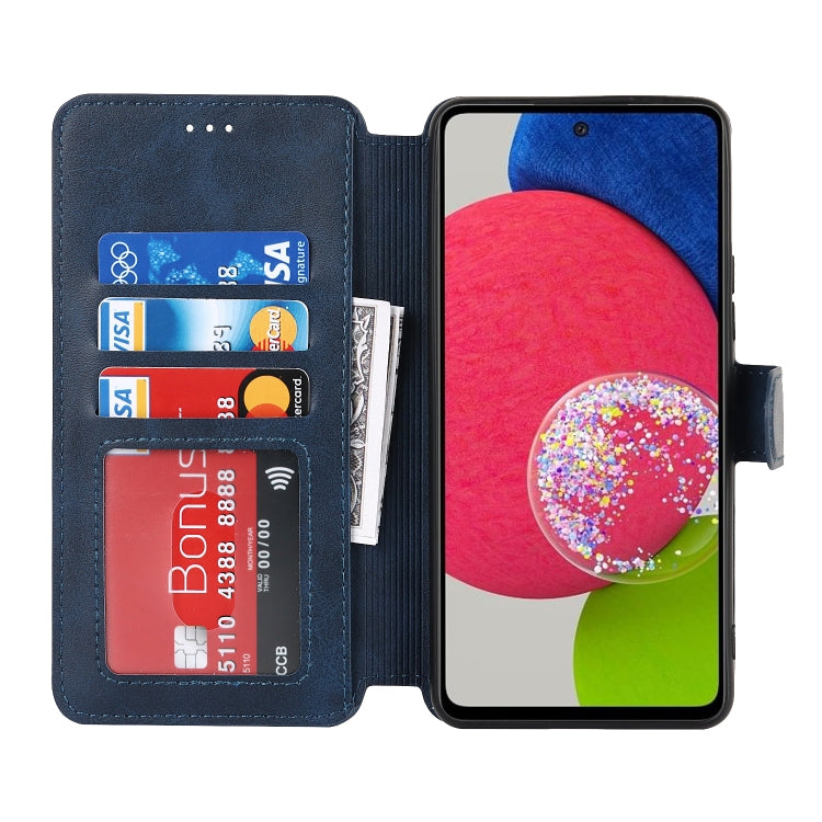 For Samsung Galaxy A53 5G Shockproof PU + TPU Leather Phone Case