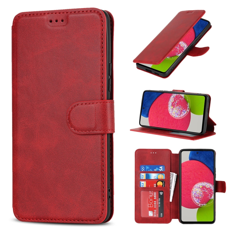 For Samsung Galaxy A53 5G Shockproof PU + TPU Leather Phone Case