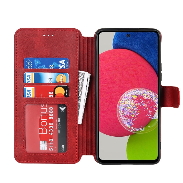 For Samsung Galaxy A53 5G Shockproof PU + TPU Leather Phone Case
