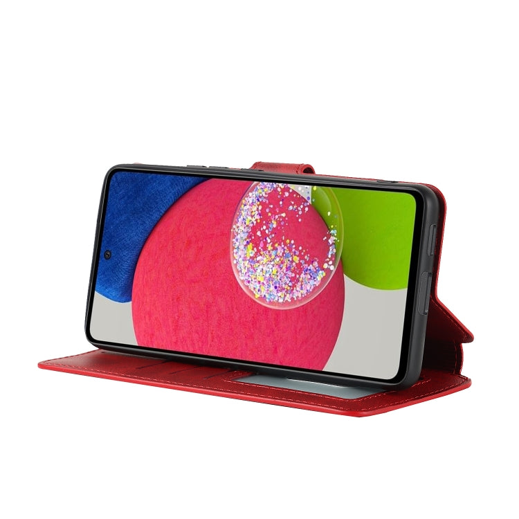 For Samsung Galaxy A53 5G Shockproof PU + TPU Leather Phone Case