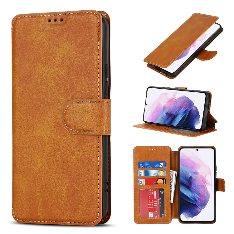 For Samsung Galaxy S22+ 5G Shockproof PU + TPU Leather Phone Case