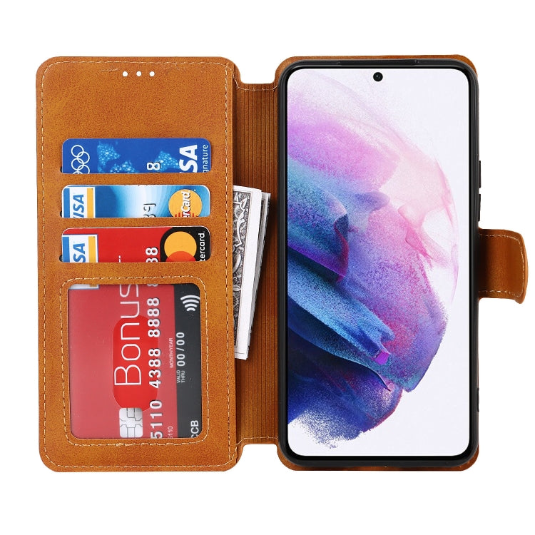 For Samsung Galaxy S22+ 5G Shockproof PU + TPU Leather Phone Case