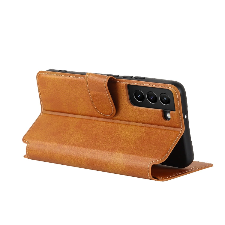For Samsung Galaxy S22+ 5G Shockproof PU + TPU Leather Phone Case