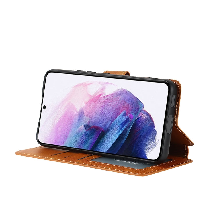 For Samsung Galaxy S22+ 5G Shockproof PU + TPU Leather Phone Case