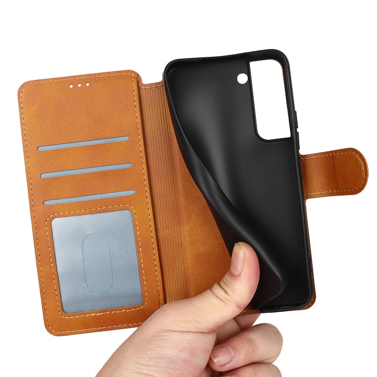 For Samsung Galaxy S22+ 5G Shockproof PU + TPU Leather Phone Case