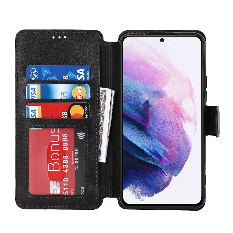 For Samsung Galaxy S22+ 5G Shockproof PU + TPU Leather Phone Case
