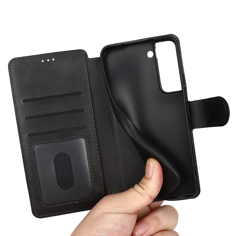 For Samsung Galaxy S22+ 5G Shockproof PU + TPU Leather Phone Case