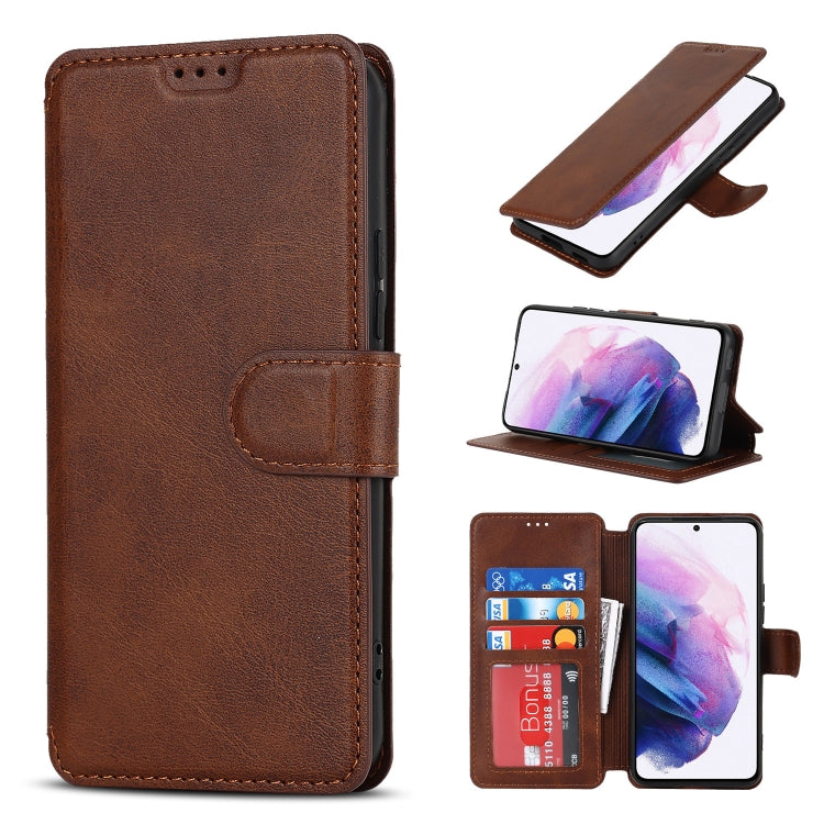 For Samsung Galaxy S22+ 5G Shockproof PU + TPU Leather Phone Case