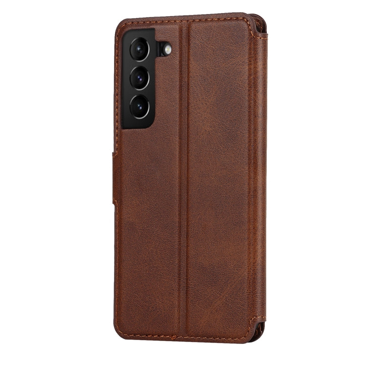 For Samsung Galaxy S22+ 5G Shockproof PU + TPU Leather Phone Case