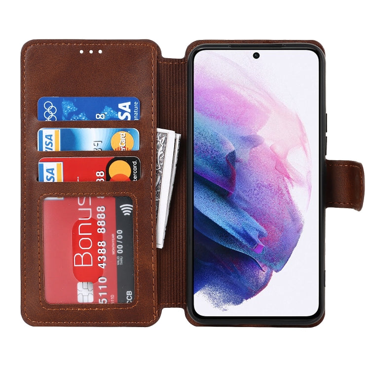 For Samsung Galaxy S22+ 5G Shockproof PU + TPU Leather Phone Case