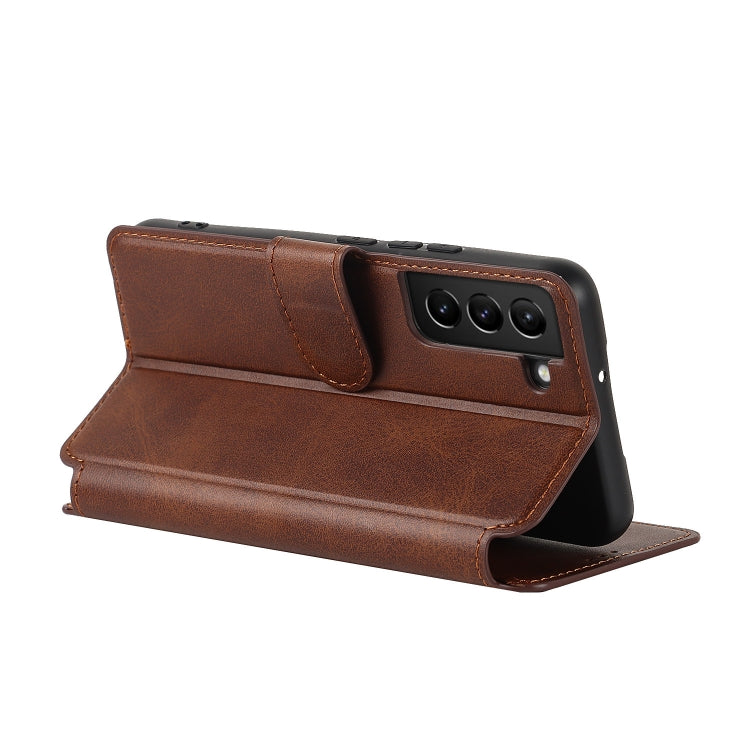 For Samsung Galaxy S22+ 5G Shockproof PU + TPU Leather Phone Case