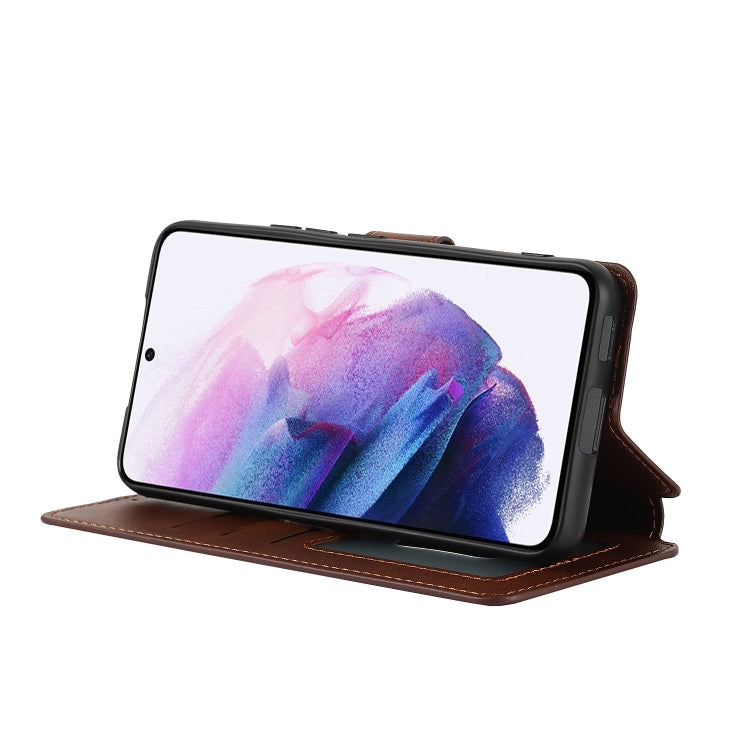 For Samsung Galaxy S22+ 5G Shockproof PU + TPU Leather Phone Case