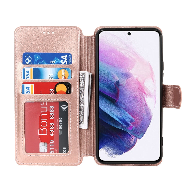 For Samsung Galaxy S22+ 5G Shockproof PU + TPU Leather Phone Case