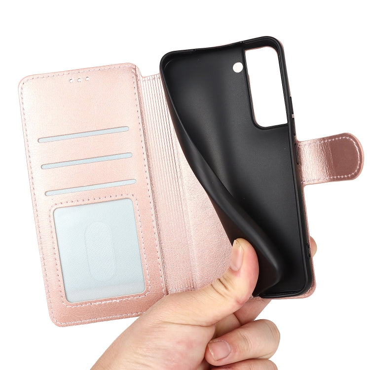 For Samsung Galaxy S22+ 5G Shockproof PU + TPU Leather Phone Case