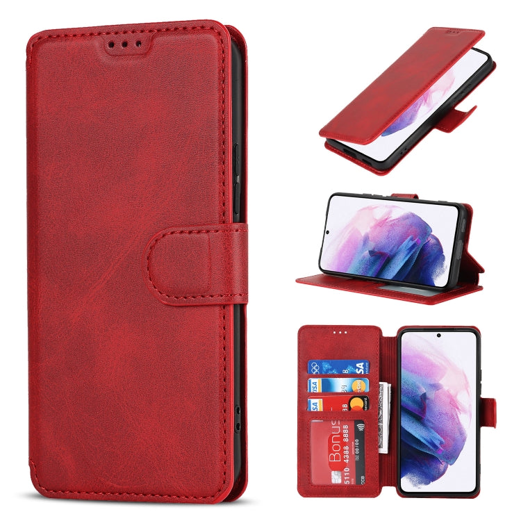For Samsung Galaxy S22+ 5G Shockproof PU + TPU Leather Phone Case