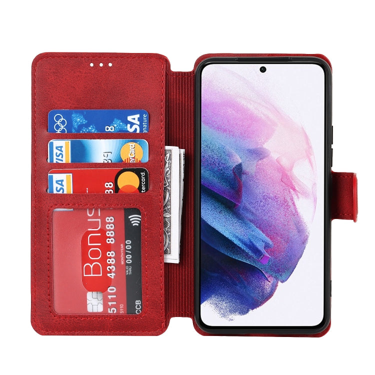 For Samsung Galaxy S22+ 5G Shockproof PU + TPU Leather Phone Case