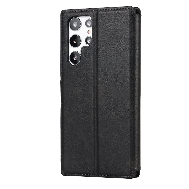 For Samsung Galaxy S22 Ultra 5G Shockproof PU + TPU Leather Phone Case