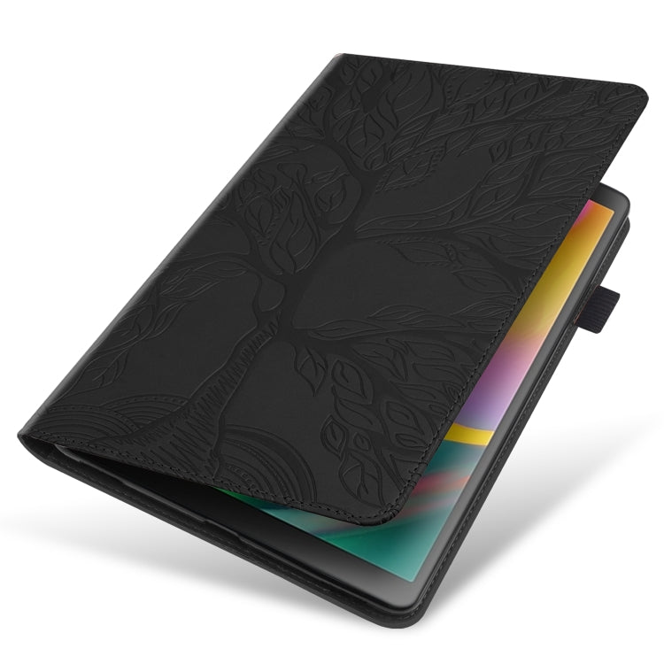 For OPPO Realme Pad mini Life Tree Series Horizontal Flip Leather Tablet Case