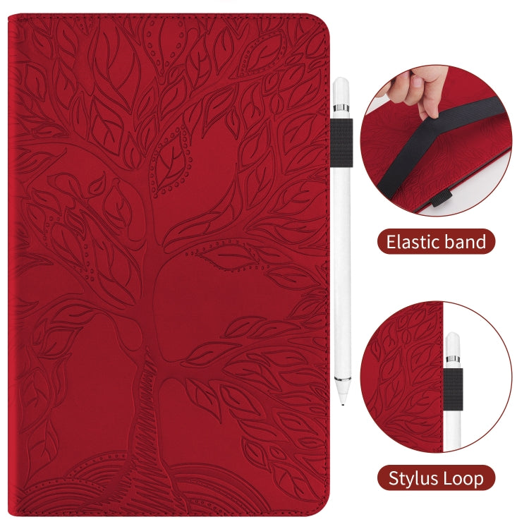 For OPPO Realme Pad mini Life Tree Series Horizontal Flip Leather Tablet Case