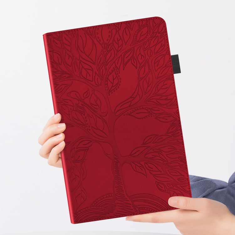 For OPPO Realme Pad mini Life Tree Series Horizontal Flip Leather Tablet Case