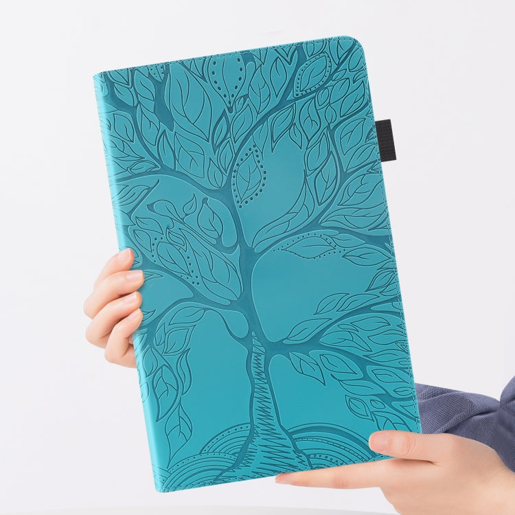 For OPPO Realme Pad mini Life Tree Series Horizontal Flip Leather Tablet Case