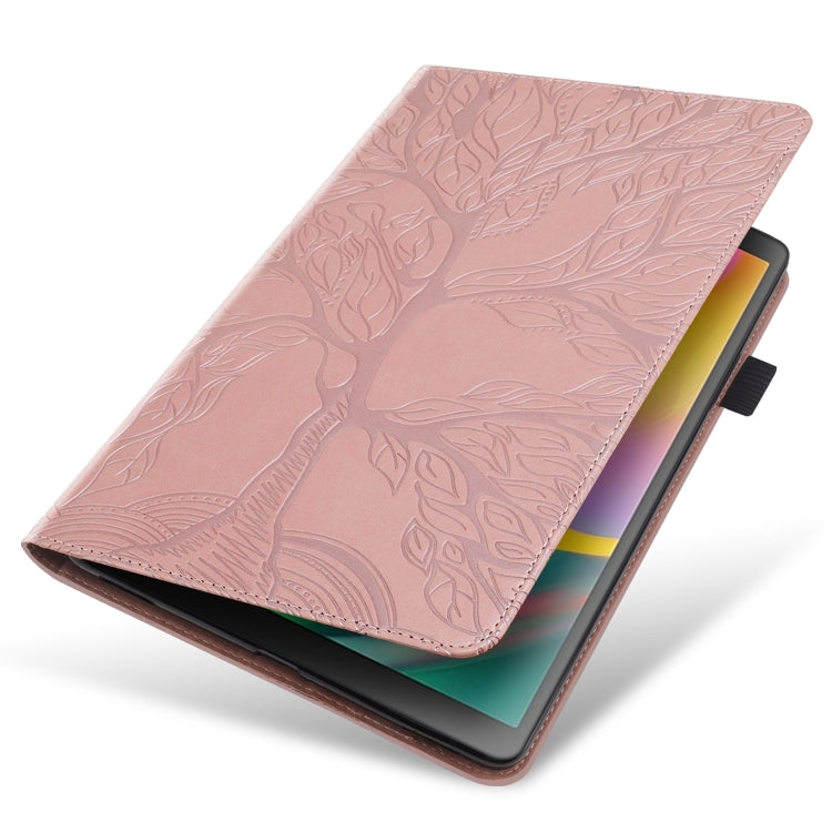For OPPO Realme Pad mini Life Tree Series Horizontal Flip Leather Tablet Case