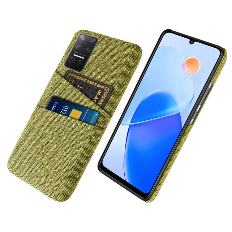For Honor Play6T Cloth Texture Card Slot PC+Nylon Phone Case