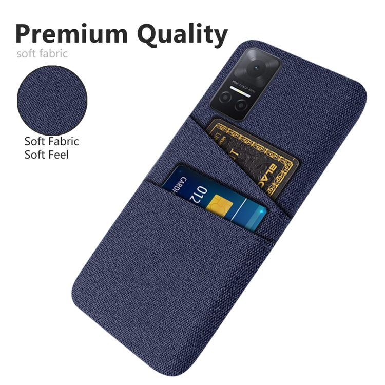 For Honor Play6T Cloth Texture Card Slot PC+Nylon Phone Case