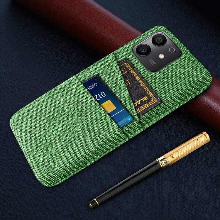 For Honor Play6T Pro Cloth Texture Card Slot PC+Nylon Phone Case