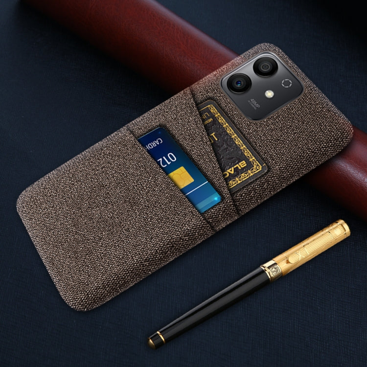 For Honor Play6T Pro Cloth Texture Card Slot PC+Nylon Phone Case