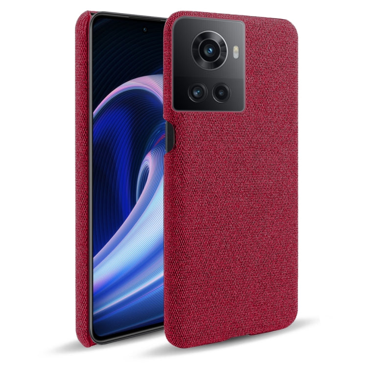 For OnePlus Ace Cloth Texture PC + Nylon Back Phone Case