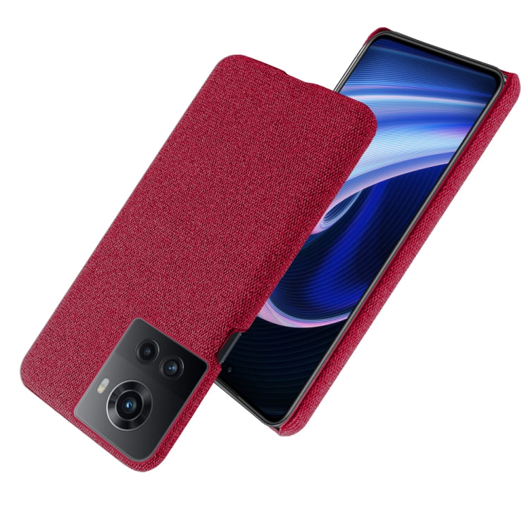 For OnePlus Ace Cloth Texture PC + Nylon Back Phone Case