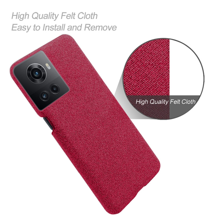 For OnePlus Ace Cloth Texture PC + Nylon Back Phone Case