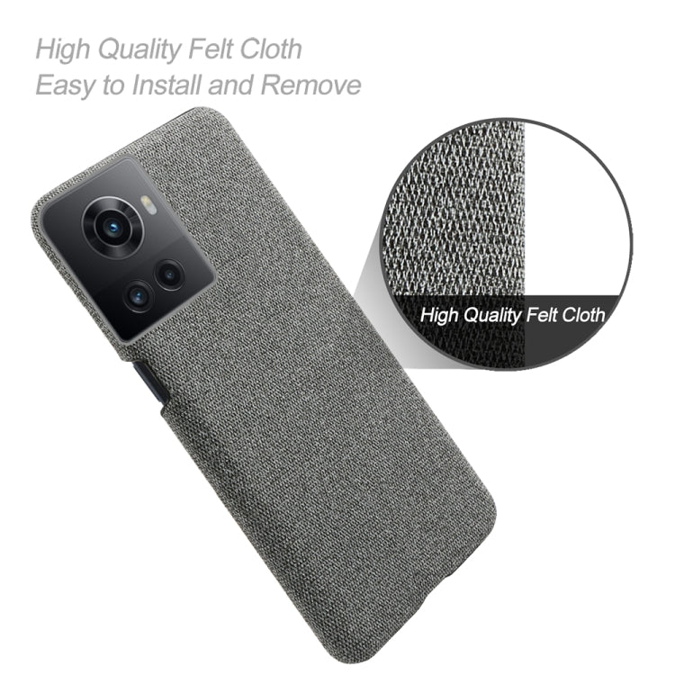 For OnePlus Ace Cloth Texture PC + Nylon Back Phone Case