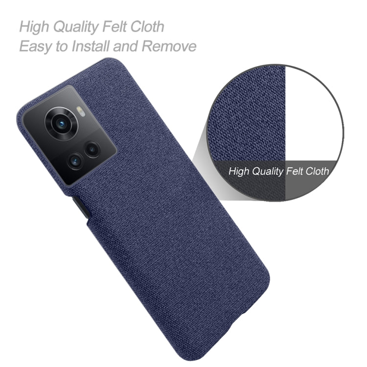 For OnePlus Ace Cloth Texture PC + Nylon Back Phone Case