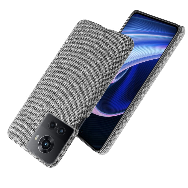 For OnePlus Ace Cloth Texture PC + Nylon Back Phone Case