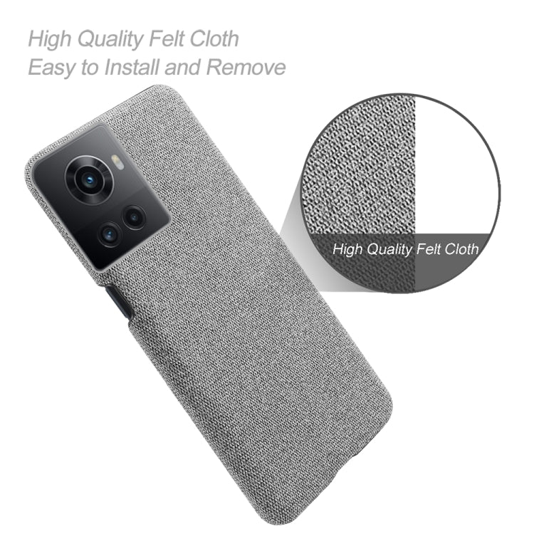 For OnePlus Ace Cloth Texture PC + Nylon Back Phone Case