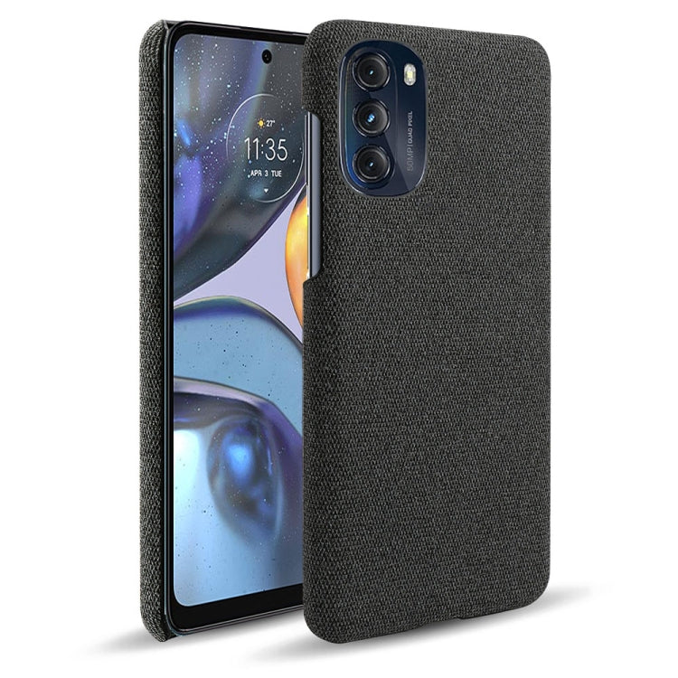 For Motorola Moto G 5G 2022 Cloth Texture PC + Nylon Back Phone Case