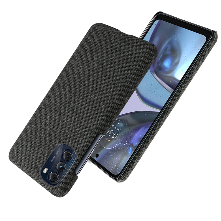 For Motorola Moto G 5G 2022 Cloth Texture PC + Nylon Back Phone Case