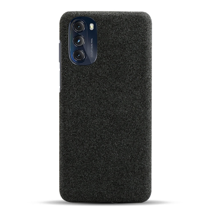 For Motorola Moto G 5G 2022 Cloth Texture PC + Nylon Back Phone Case