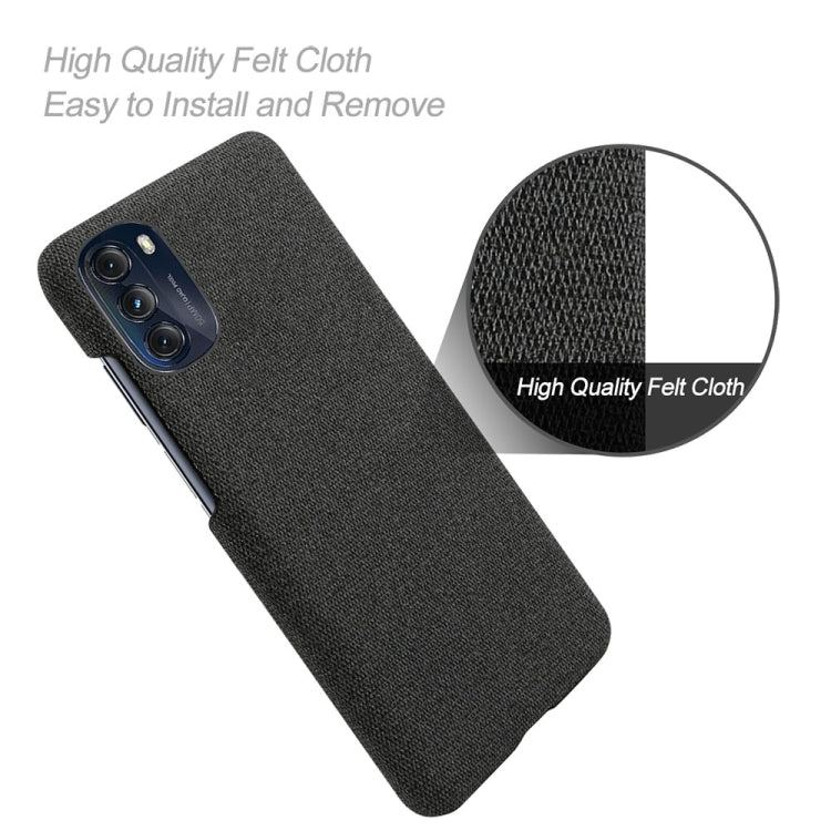 For Motorola Moto G 5G 2022 Cloth Texture PC + Nylon Back Phone Case