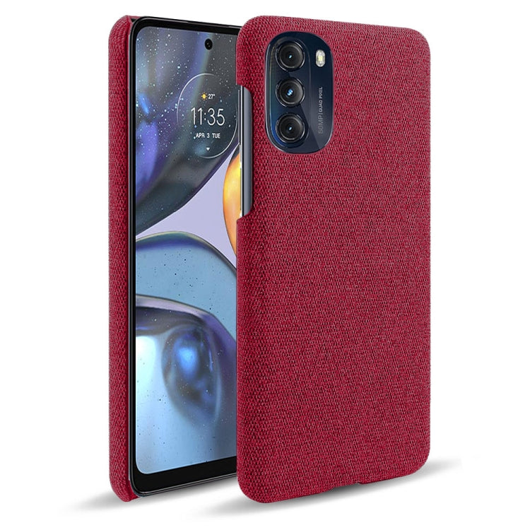 For Motorola Moto G 5G 2022 Cloth Texture PC + Nylon Back Phone Case