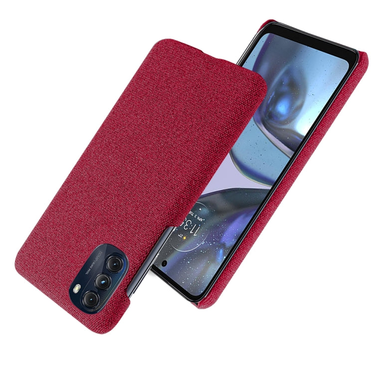 For Motorola Moto G 5G 2022 Cloth Texture PC + Nylon Back Phone Case