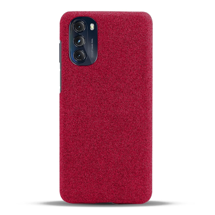 For Motorola Moto G 5G 2022 Cloth Texture PC + Nylon Back Phone Case